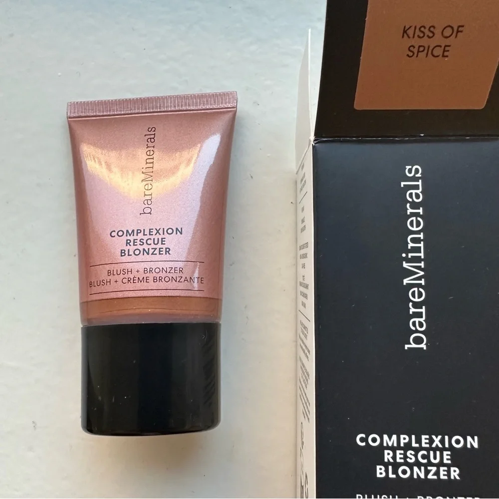 BNIB bareMinerals COMPLEXION RESCUE Blush + Bronzer shade kiss of spice